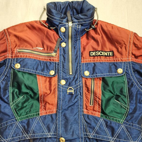 Vintage Decente Ski Canada Orca Whale Jacket Coat (M) - Picture 5 of 10